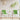 Perne scaun spătar scund 2 buc. melanj verde 100x50x7 cm textil