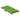 Perne scaun spătar scund 2 buc. melanj verde 100x50x7 cm textil