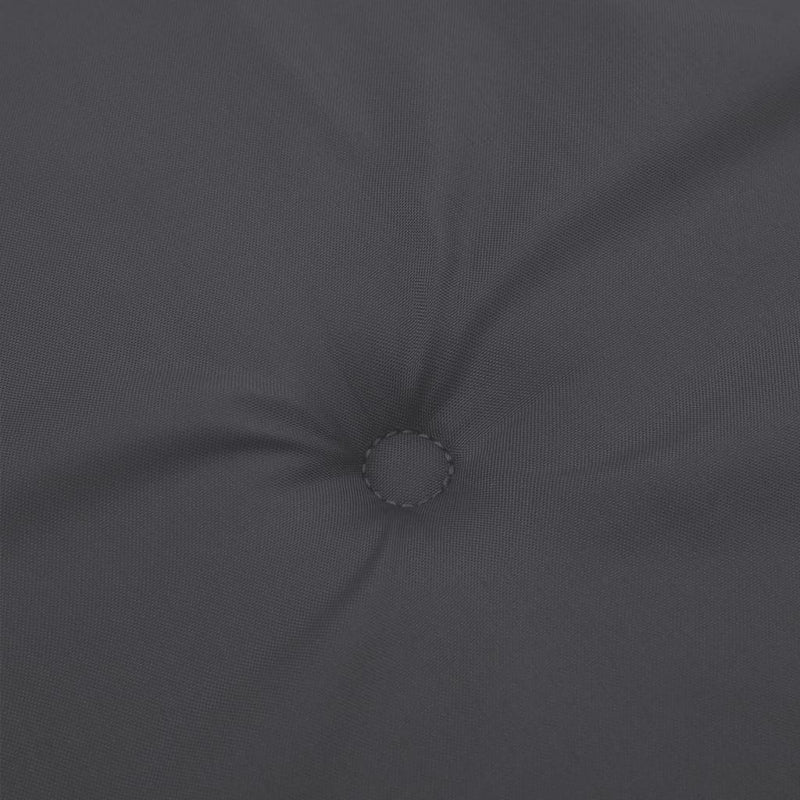 Perne scaun cu spătar înalt, 4 buc. antracit 120x50x4 cm textil