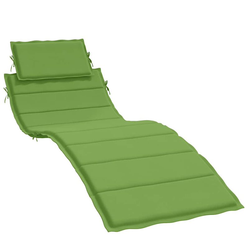 Pernă de șezlong, melanj verde, 186x58x4 cm textil