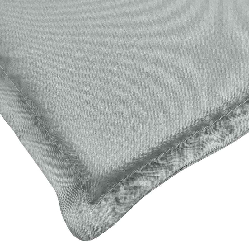 Pernă de șezlong, melanj gri deschis, (75+105) x 50 x 4 cm textil