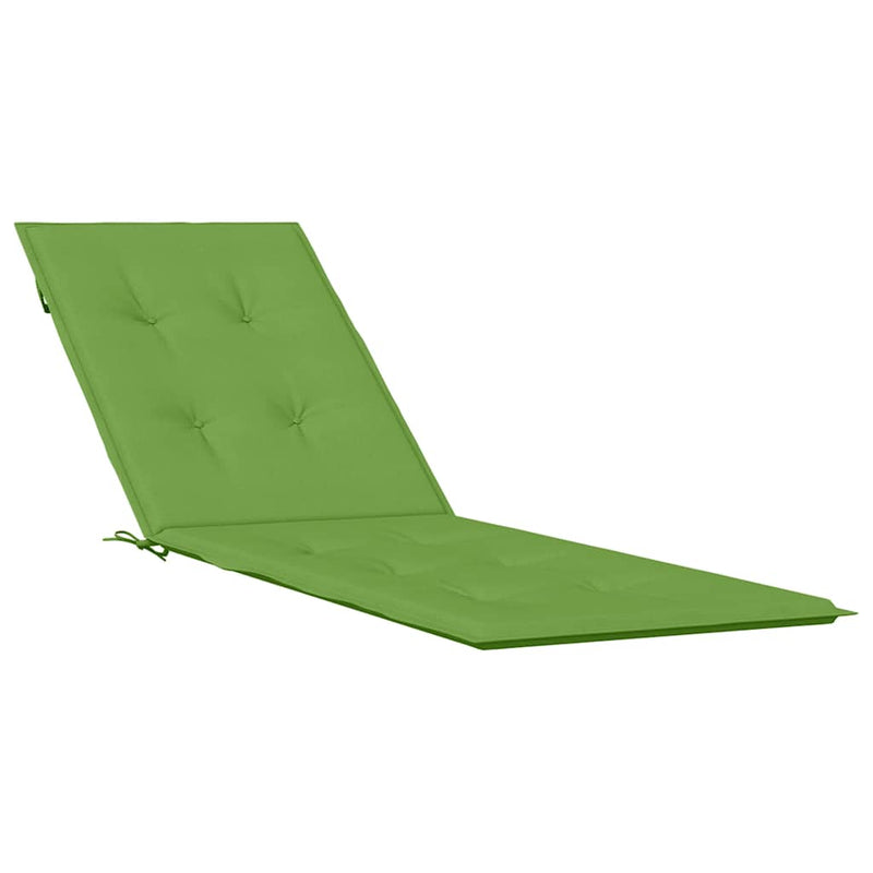 Pernă de șezlong, melanj verde, (75+105) x 50 x 4 cm textil
