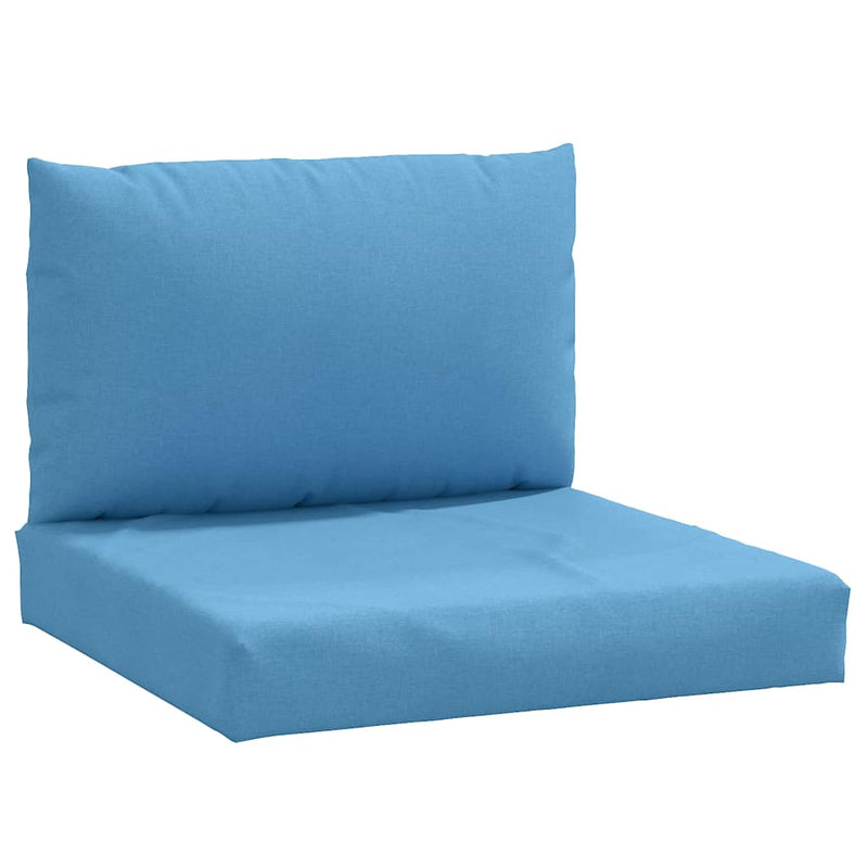 Perne de paleți, 2 buc., melanj albastru, material textil