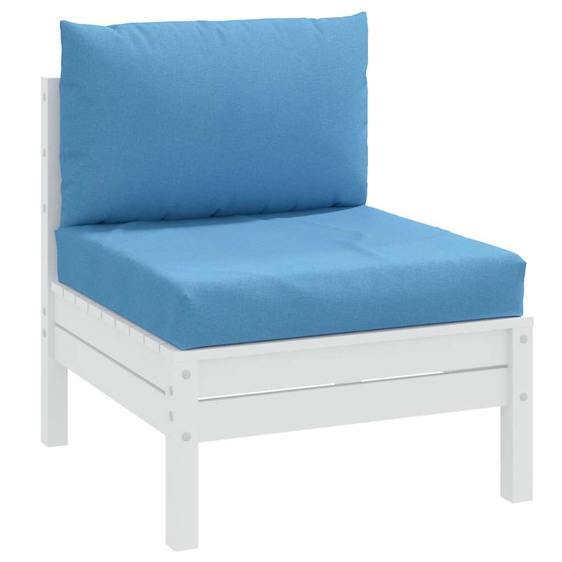 Perne de paleți, 2 buc., melanj albastru, material textil