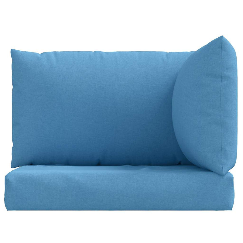 Perne de paleți, 3 buc., melanj albastru regal, material textil