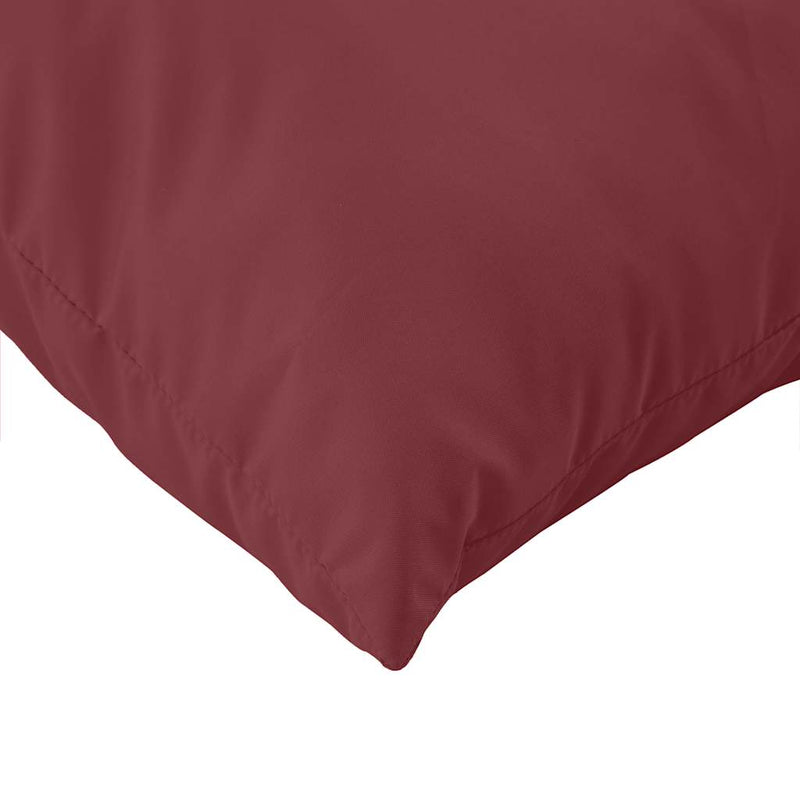 Perne de paleți, 3 buc., melanj roșu vin, material textil