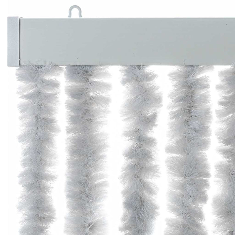 Perdea pentru insecte, gri, 56x185 cm, chenille