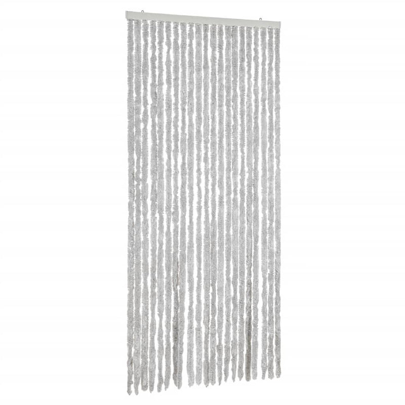 Perdea pentru insecte, gri, 90x200 cm, chenille