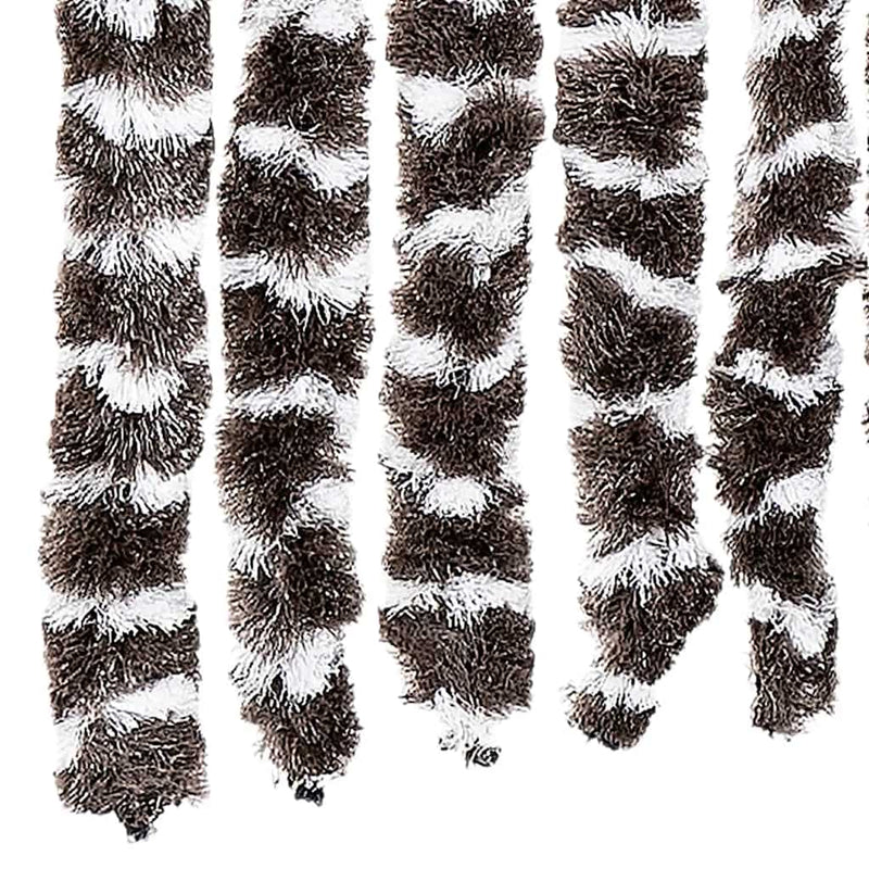 Perdea pentru insecte, bej și maro, 56x200 cm, chenille