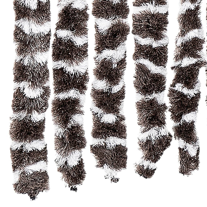 Perdea pentru insecte, maro și alb, 100x200 cm, chenille