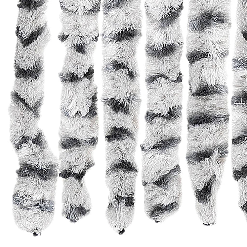 Perdea pentru insecte gri deschis și gri închis100x200cmchenille