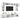 Set comode TV de perete, 8 piese, cu lumini LED, alb