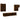 Comode TV de perete cu lumini LED, 7 piese, stejar fumuriu