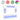Set comode TV de perete, 6 piese, cu lumini LED, alb