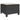 Set bistro cu perne, 3 piese, negru, poliratan