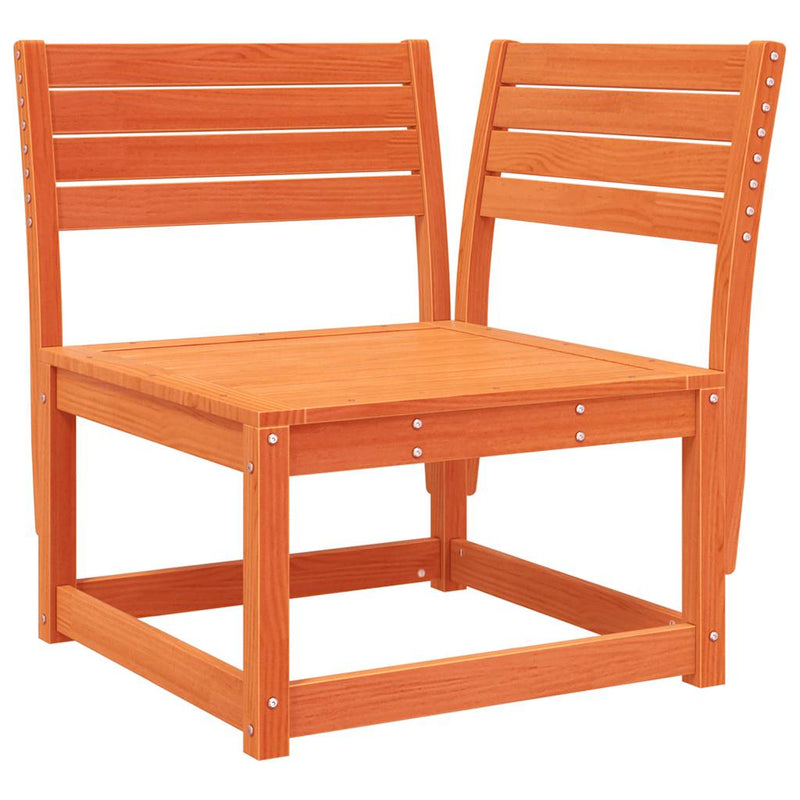 Set mobilier pentru grădină 4 piese,maro ceruit, lemn masiv pin