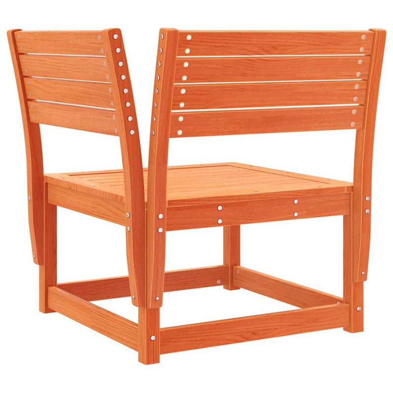 Set mobilier pentru grădină 4 piese,maro ceruit, lemn masiv pin