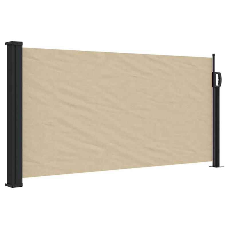 Copertina laterală retractabilă, bej, 100x300 cm