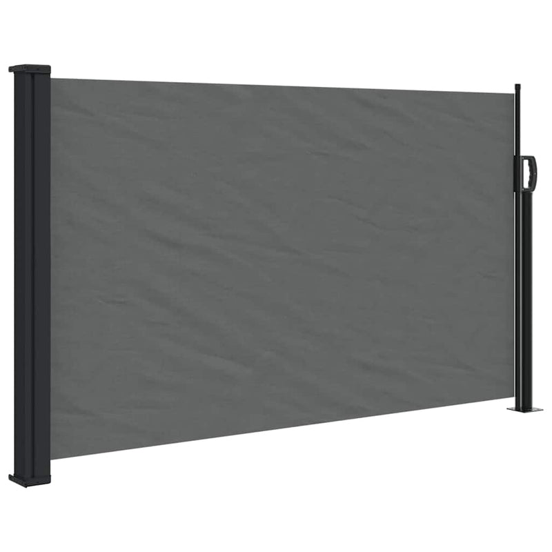 Copertină laterală retractabilă antracit 117x300 cm