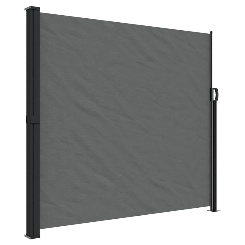 Copertină laterală retractabilă antracit 180x300 cm