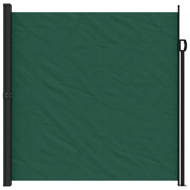 Copertina laterală retractabilă, verde închis, 200x300 cm