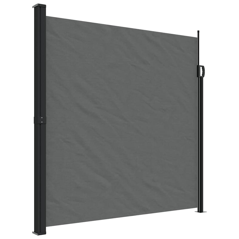 Copertină laterală retractabilă antracit 200x300 cm