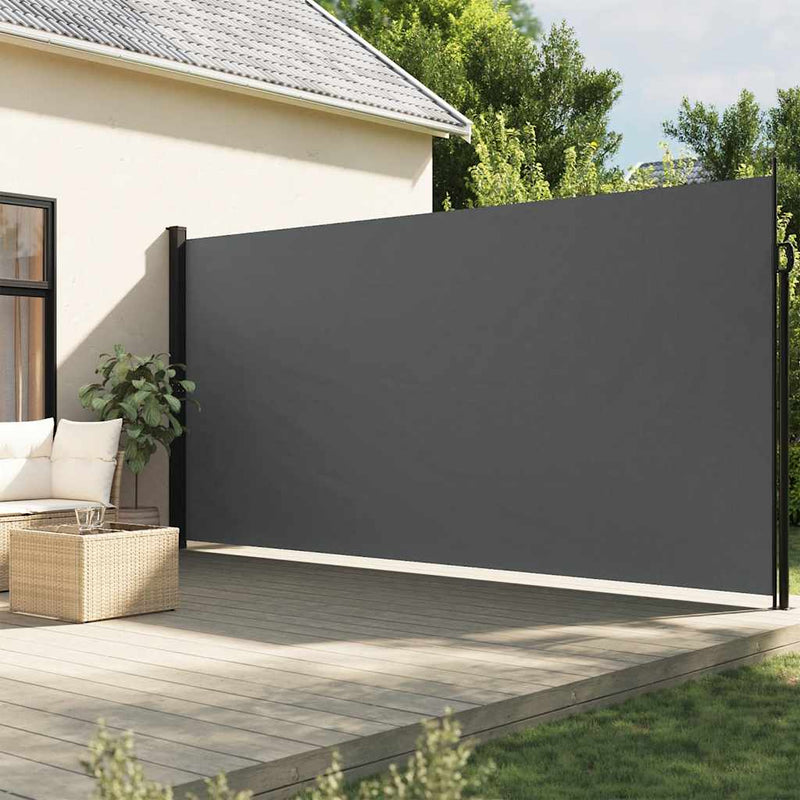 Copertină laterală retractabilă antracit 220x300 cm