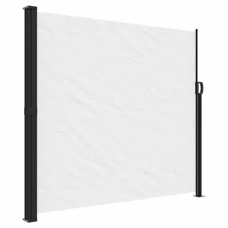 Copertina laterală retractabilă, alb, 180x500 cm