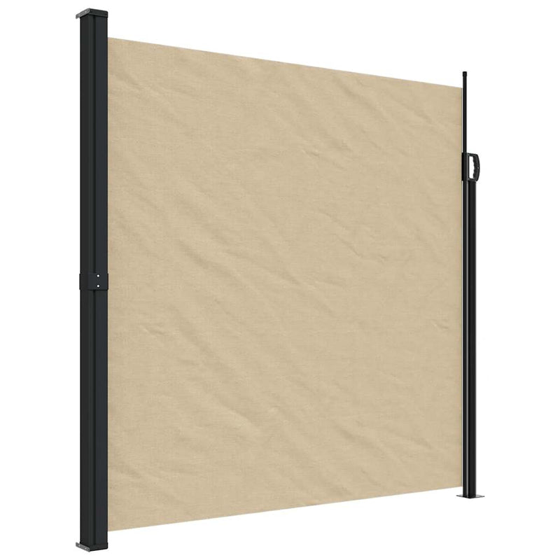 Copertina laterală retractabilă, bej, 200x500 cm
