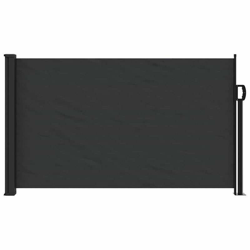 Copertină laterală retractabilă, negru, 120 x 600 cm