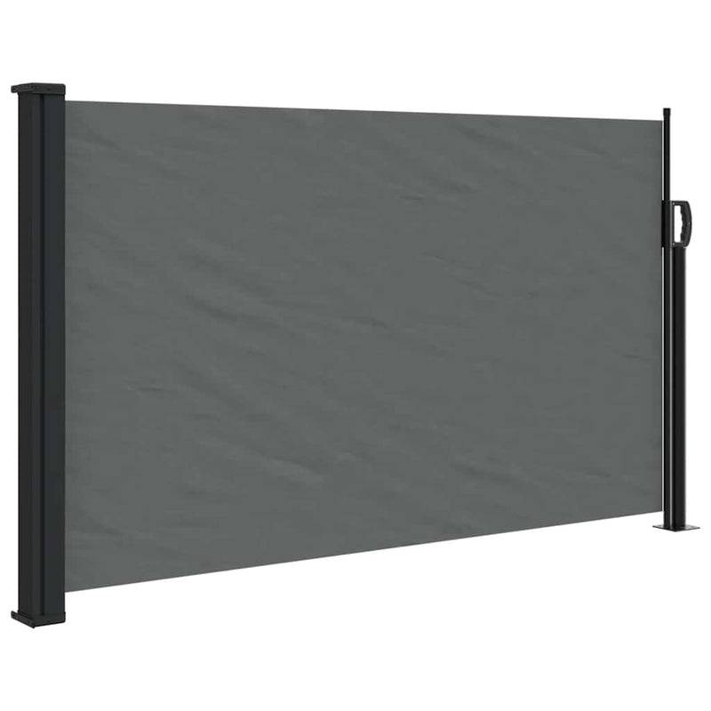 Copertină laterală retractabilă antracit 120x600 cm