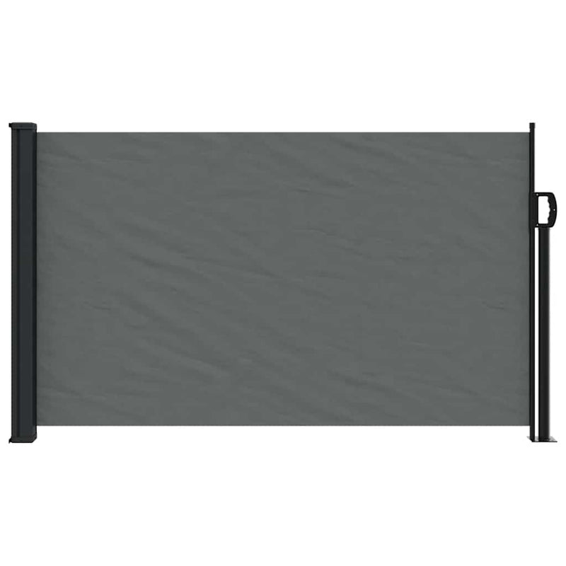 Copertină laterală retractabilă antracit 120x600 cm