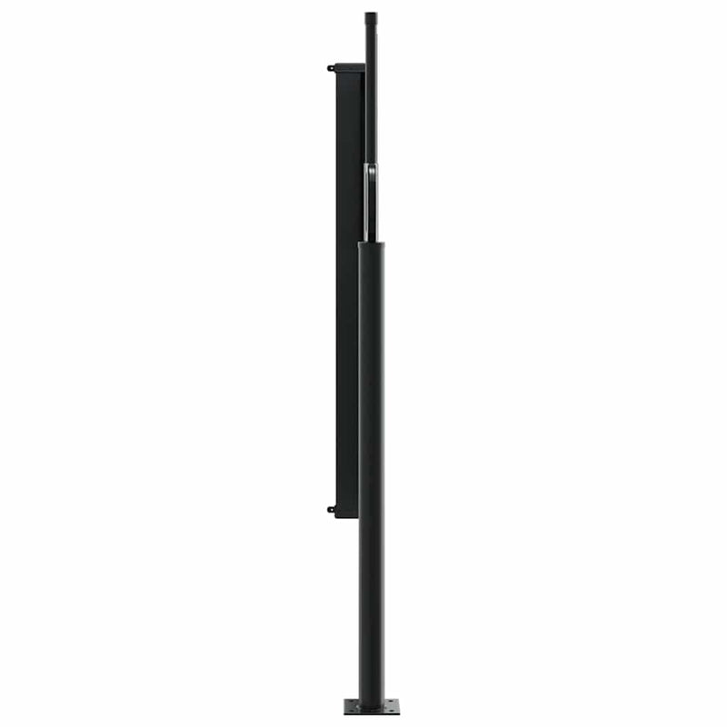 Copertină laterală retractabilă antracit 120x600 cm