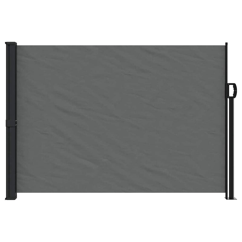 Copertină laterală retractabilă antracit 140x600 cm