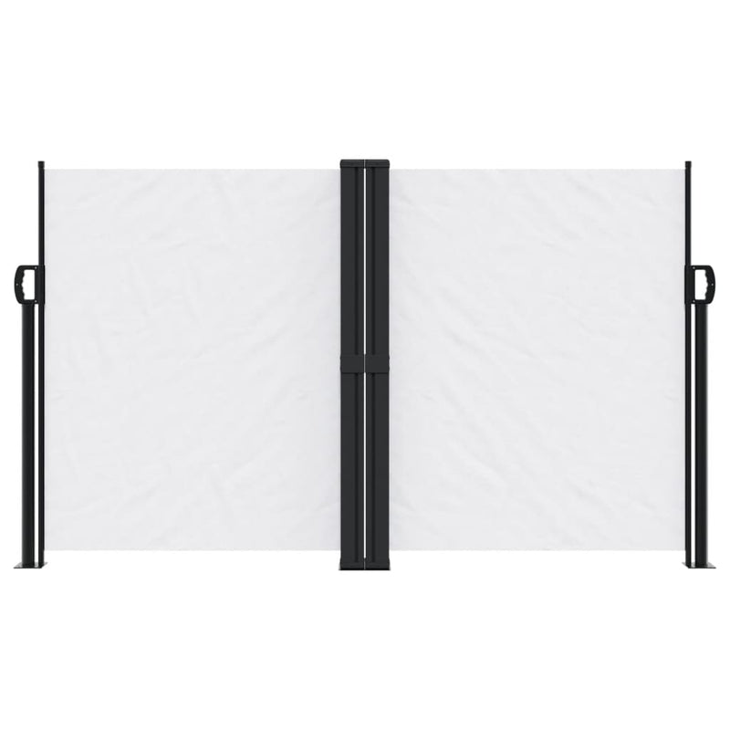 Copertină laterală retractabilă, alb, 140x600 cm
