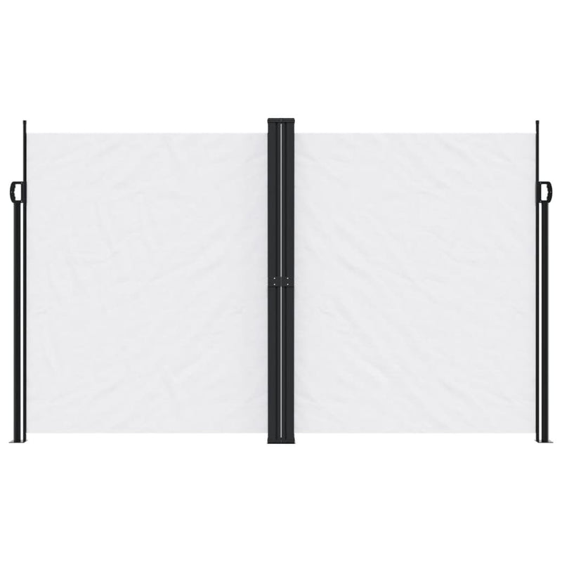 Copertină laterală retractabilă, alb, 200x600 cm