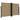 Copertină laterală retractabilă, taupe, 140x1200 cm