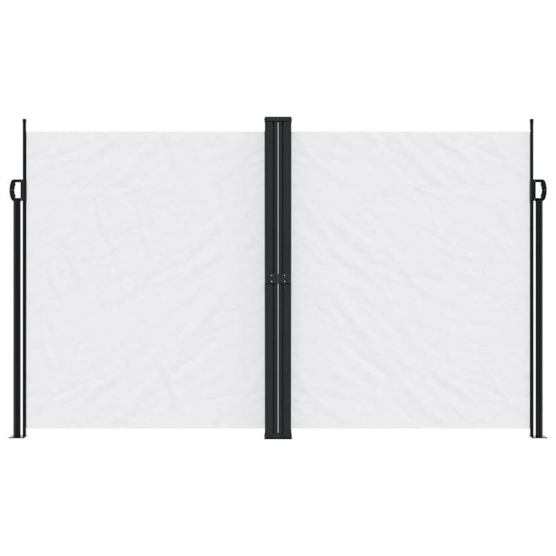 Copertină laterală retractabilă, alb, 200x1200 cm