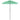 Umbrelă soare de grădină cu stâlp din oțel verde 300x200x250 cm
