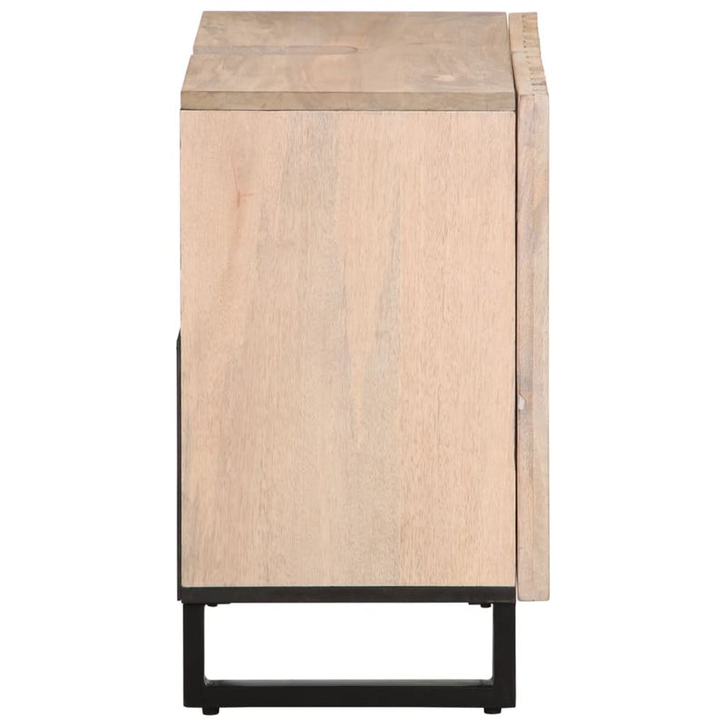Dulap pentru chiuveta de baie, 62x34x58 cm, lemn masiv de mango