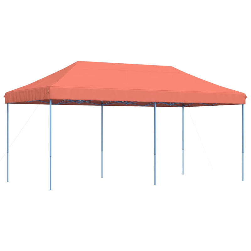 Cort de petrecere pliabil Pop-Up, 580x292x315 cm, teracotă
