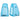 Cort de intimitate pop-up, albastru, impermeabil