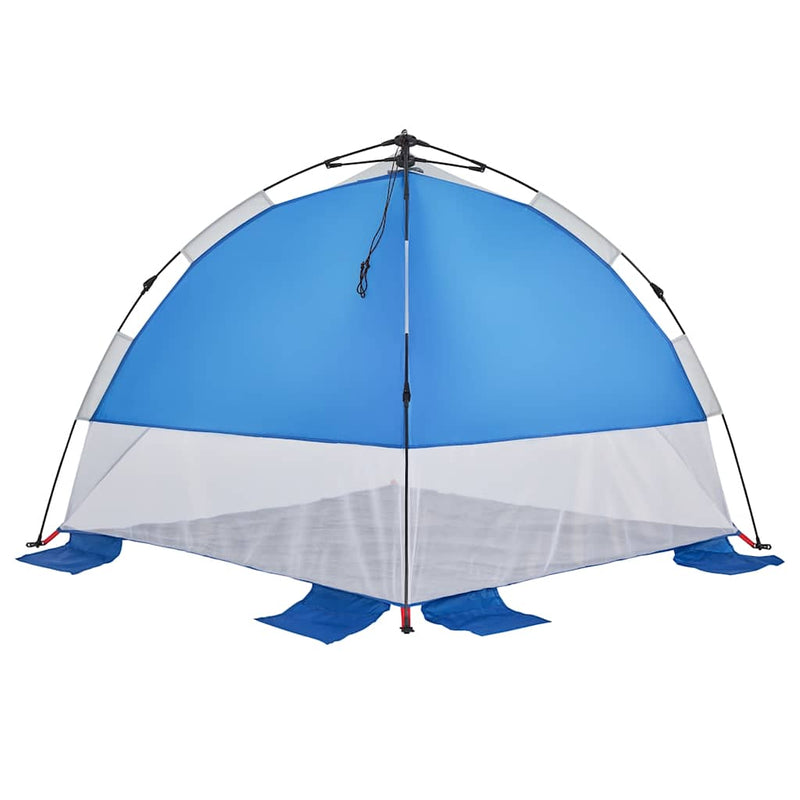Cort camping, albastru azuriu, impermeabil, setare rapidă