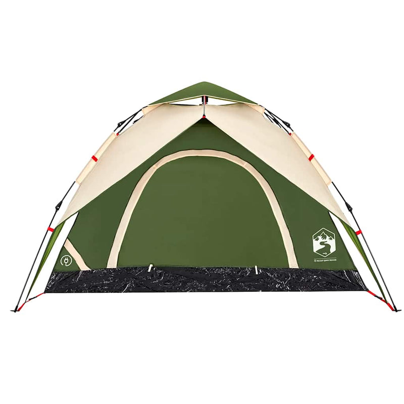 Cort de camping cupolă 5 persoane, setare rapidă, verde
