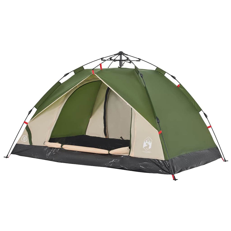 Cort de camping cupolă 2 persoane, setare rapidă, verde