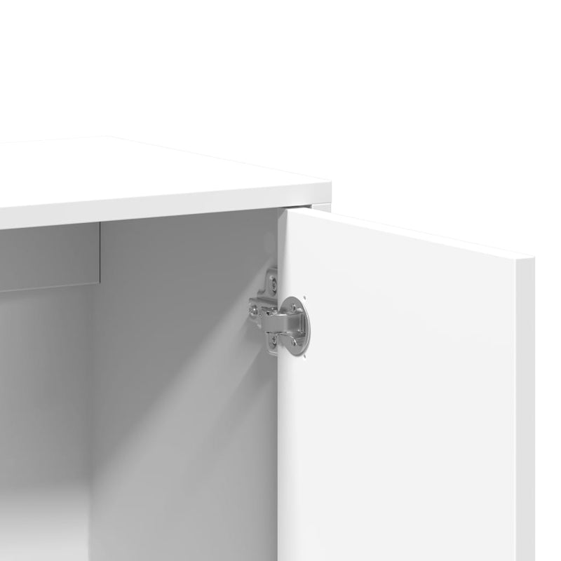 Dulap, alb, 60x31x70 cm, lemn prelucrat