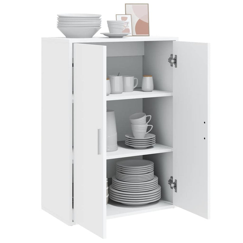 Dulap, alb, 60x31x84 cm, lemn prelucrat