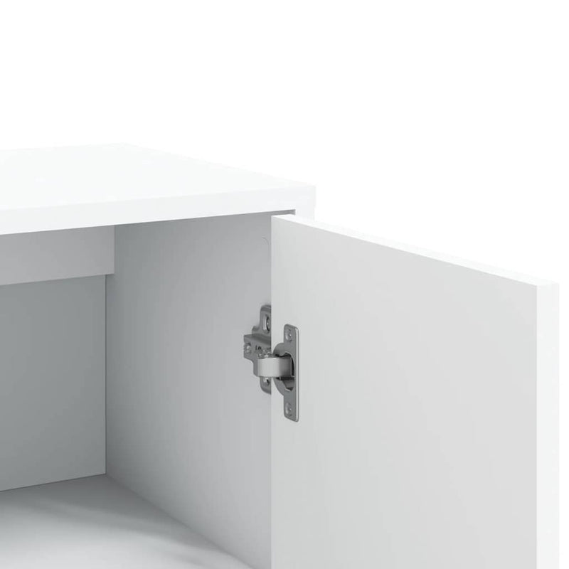 Dulap, alb, 60x31x84 cm, lemn prelucrat