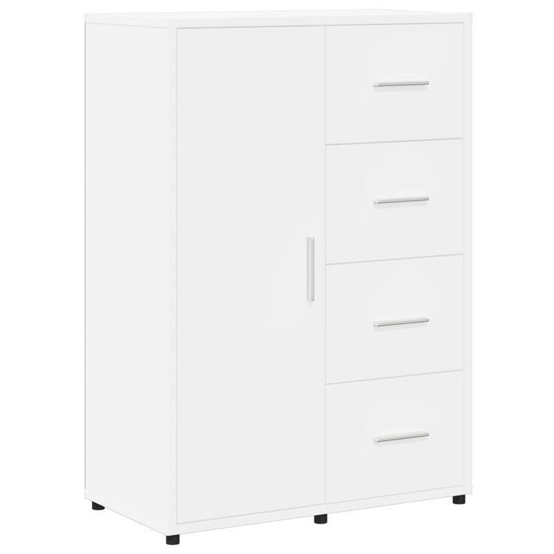 Dulap, alb, 60x31x84 cm, lemn prelucrat