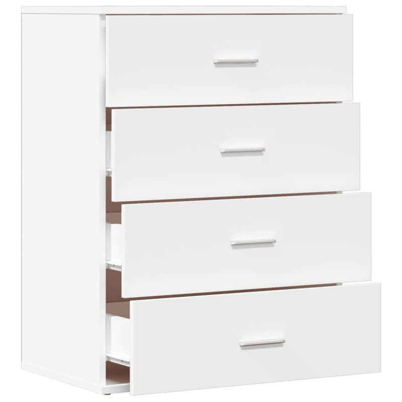 Dulap, alb, 60x39x80 cm, lemn prelucrat